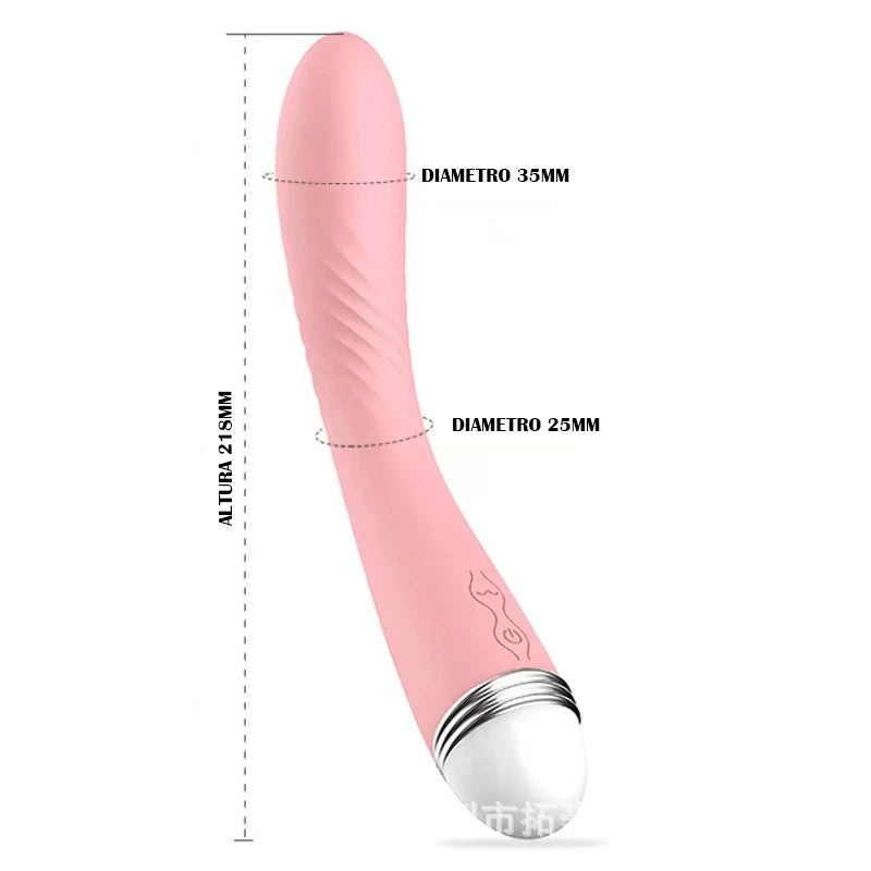 Ponto G Vibrador com Textura MISTER BIG