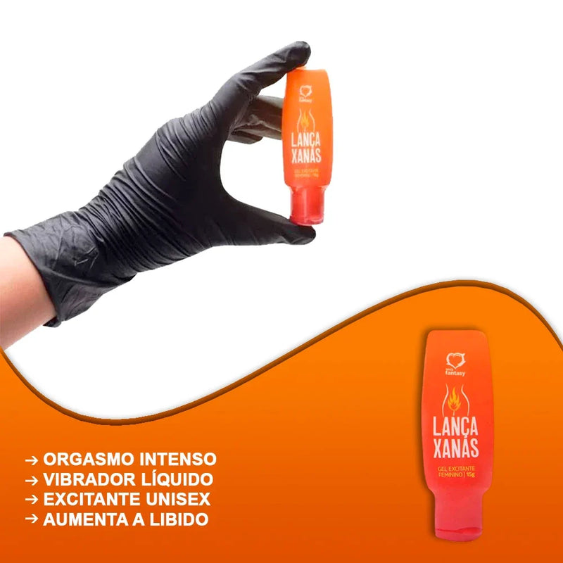 Gel Lubrificante Acelerador De Orgasmos Feminino Lança Xanas