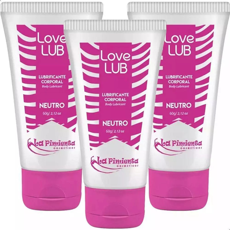 KIT Gel Lubrificante Para Sexo Love Lub