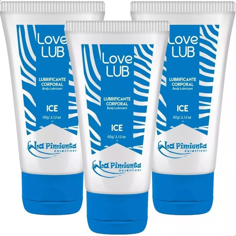 KIT Gel Lubrificante Para Sexo Love Lub